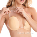 Soutien-gorge sans bretelles dos-nu auto-collant Push up